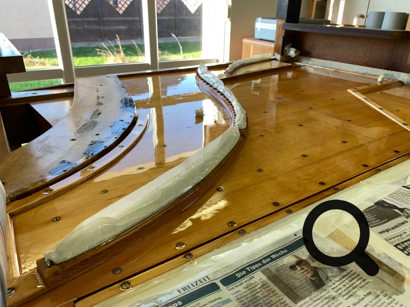 Klavier Resonanzboden Reparatur